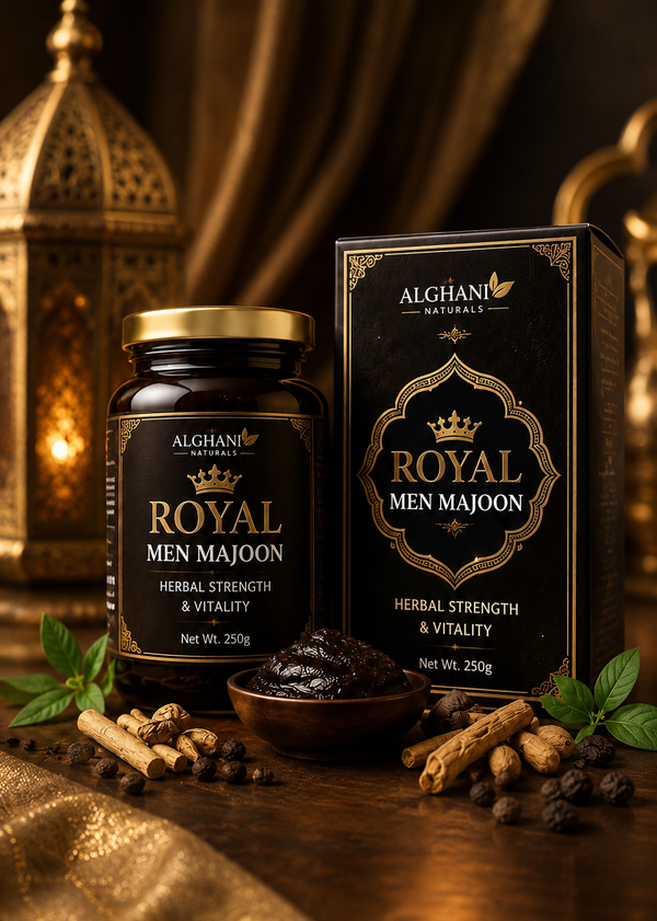 Al-Ghani Naturals Royal Men Majoon | Premium Herbal Strength & Vitality Formula | 250g